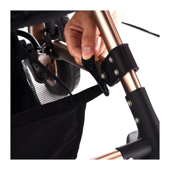 Teknum 3In1 Baby Stroller With Bassinet Reversible Seat 0-3 Years 18Kg, Color: Khaki, 12 image