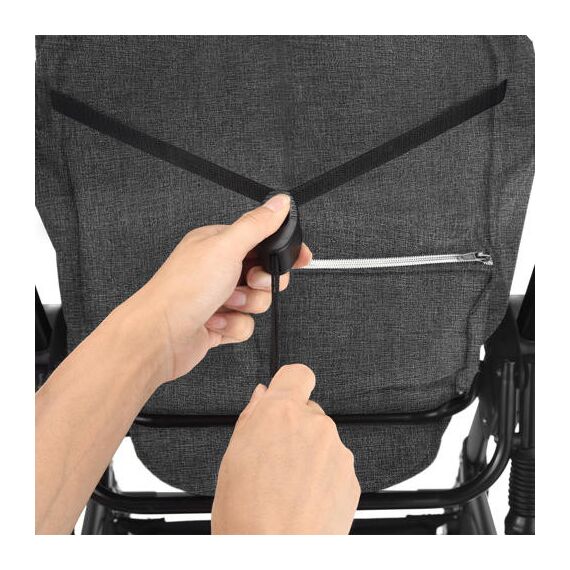 Teknum 3In1 Baby Stroller With Bassinet Reversible Seat 0-3 Years 18Kg, Color: Space Grey, 2 image