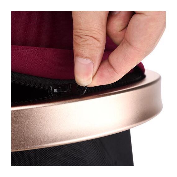 Teknum 3In1 Baby Stroller With Bassinet Reversible Seat 0-3 Years 18Kg, Color: Wine, 6 image