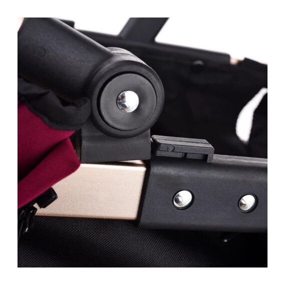 Teknum 3In1 Baby Stroller With Bassinet Reversible Seat 0-3 Years 18Kg, Color: Wine, 8 image