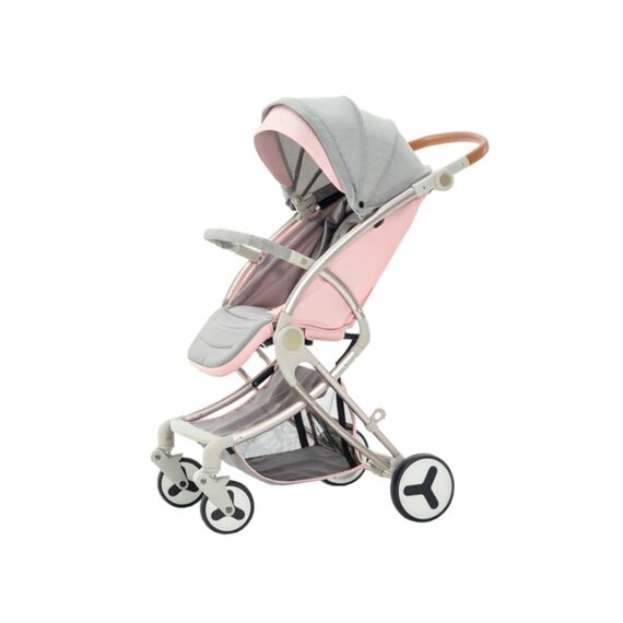 Teknum Feather Lite Traveler A1 Baby Stroller 0-4 Years 20Kg, Color: pink