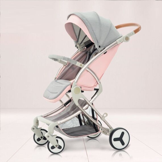 Teknum Feather Lite Traveler A1 Baby Stroller 0-4 Years 20Kg, Color: pink, 2 image