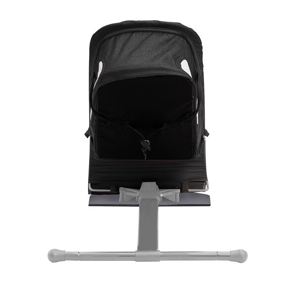 Teknum Baby Bouncer Recliner Seat With Grab Toys 0-6 Months 9Kg, Color: Black, 4 image