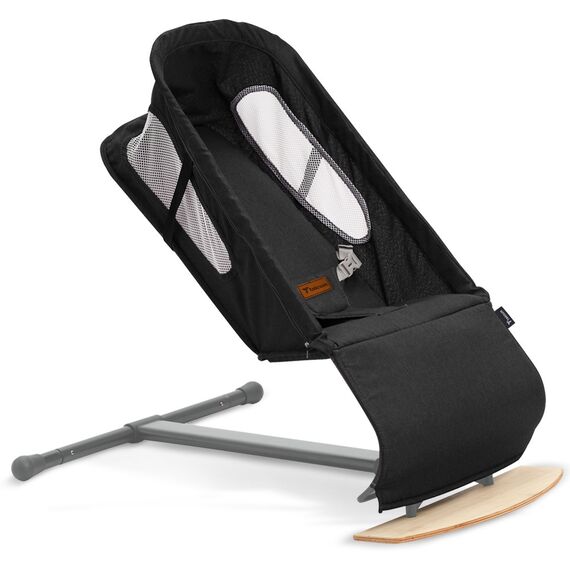 Teknum Baby Bouncer Recliner Seat With Grab Toys 0-6 Months 9Kg, Color: Midnight