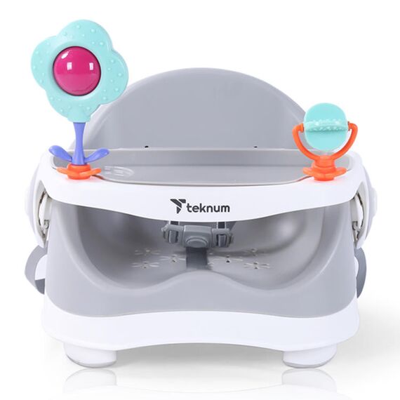 Teknum Portable Booster Chair 6-36 Months 15Kg, Color: Grey, 2 image