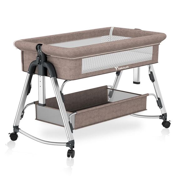 Teknum Sleepzen 1 Bedside Crib 0-2 Years, Color: Ivory, 6 image