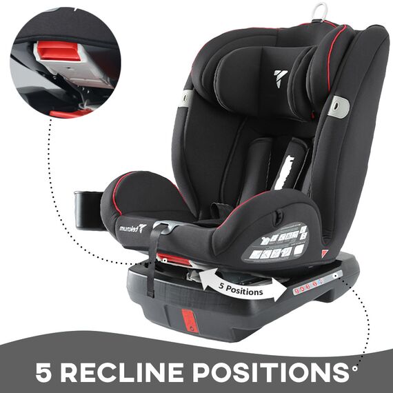 Teknum Evolve 360 Car Seat Group 0+/1/2/3 0-36Kg 0-12 Years, Color: Black, 6 image