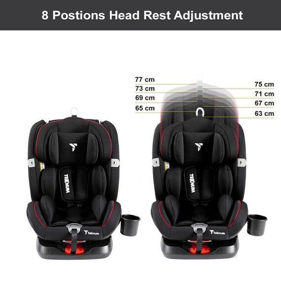 Teknum Evolve 360 Car Seat Group 0+/1/2/3 0-36Kg 0-12 Years, Color: Black, 11 image