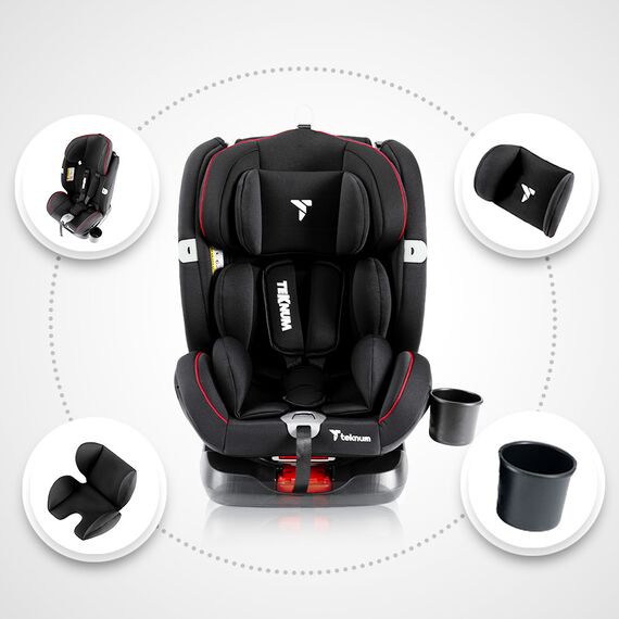 Teknum Evolve 360 Car Seat Group 0+/1/2/3 0-36Kg 0-12 Years, Color: Black, 12 image