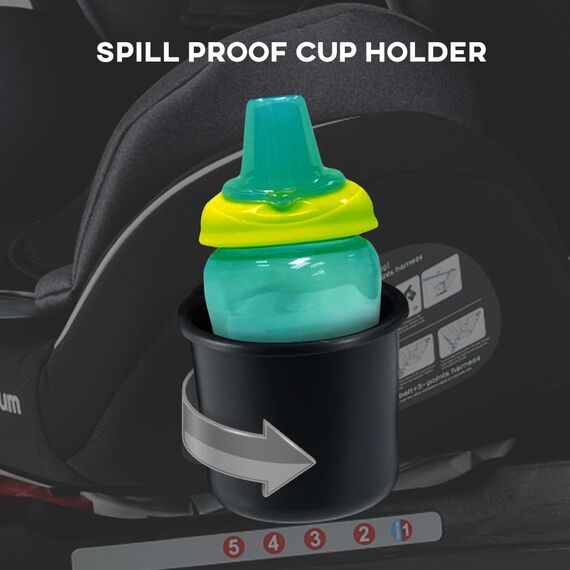 Teknum Evolve 360 Car Seat Group 0+/1/2/3 0-36Kg 0-12 Years, Color: Black, 13 image