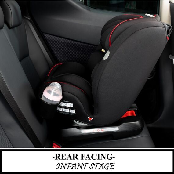 Teknum Evolve 360 Car Seat Group 0+/1/2/3 0-36Kg 0-12 Years, Color: Black, 14 image