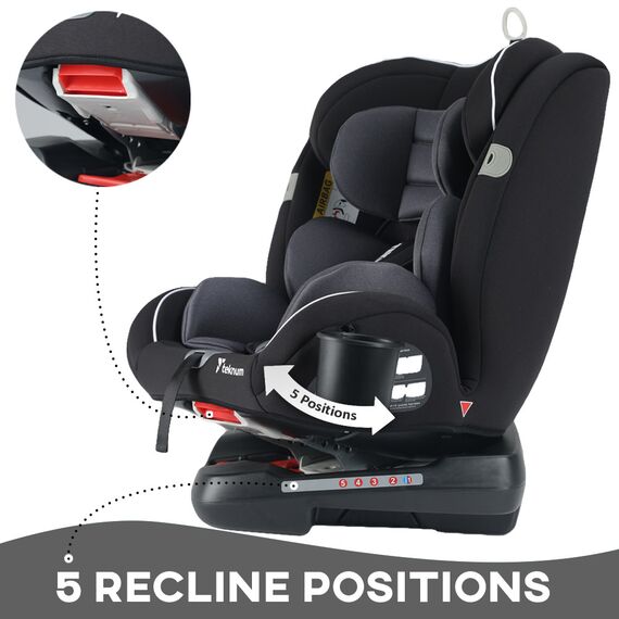 Teknum Evolve 360 Car Seat Group 0+/1/2/3 0-36Kg 0-12 Years, Color: Grey, 12 image
