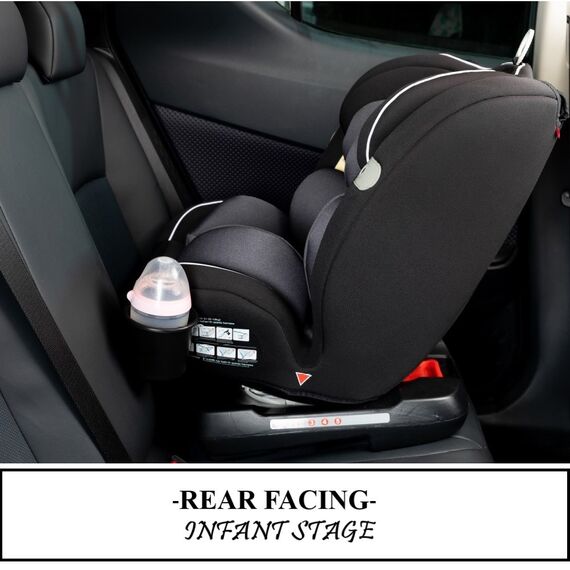 Teknum Evolve 360 Car Seat Group 0+/1/2/3 0-36Kg 0-12 Years, Color: Grey, 13 image