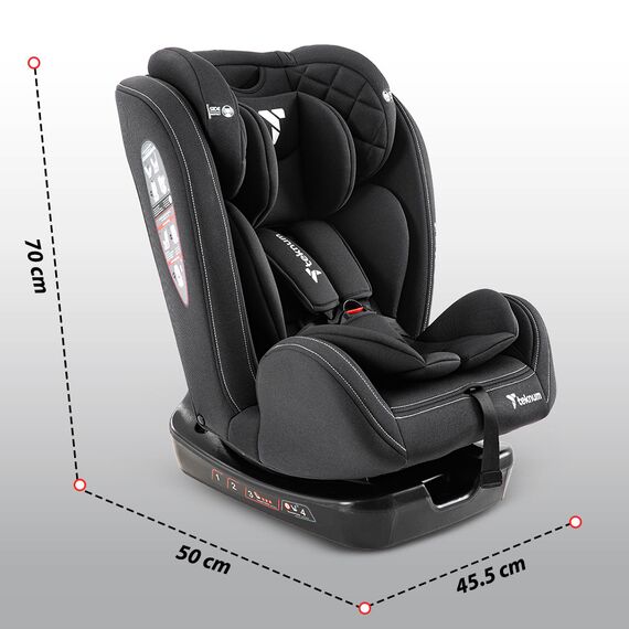 Teknum Evolve 2 Car Seat Group 0+/1/2/3 0–12 Years Up To 36Kg, Color: Black, 15 image