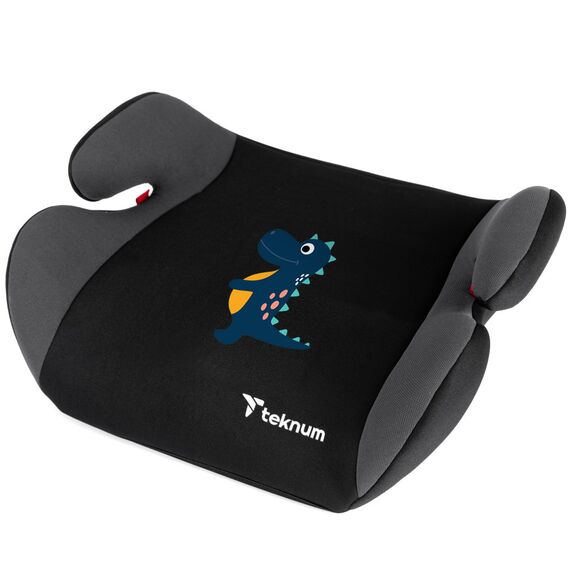 Teknum Dinosaur Car Seat Booster Group 2/3 15Kg–36Kg 4–12 Years, Color: Grey