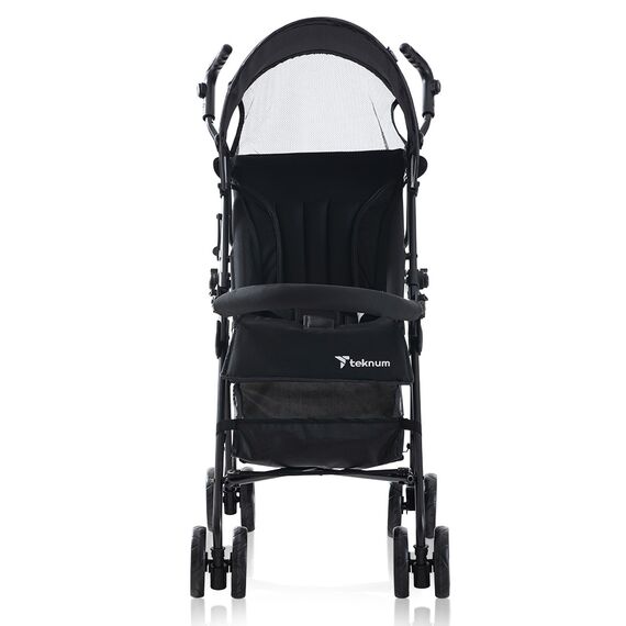 Teknum Eco Lite Baby Stroller Lightweight Foldable 6 Months+ Up To 15Kg, Color: Black, 2 image