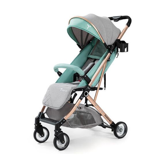 Teknum Explorer Travel Stroller Lightweight Cabin Friendly 6–36 Months Up To 15Kg, Color: Green