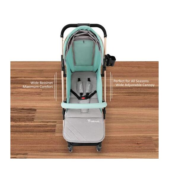 Teknum Explorer Travel Stroller Lightweight Cabin Friendly 6–36 Months Up To 15Kg, Color: Green, 3 image