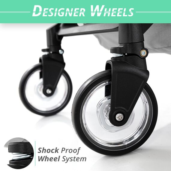 Teknum Explorer Travel Stroller Lightweight Cabin Friendly 6–36 Months Up To 15Kg, Color: Green, 9 image