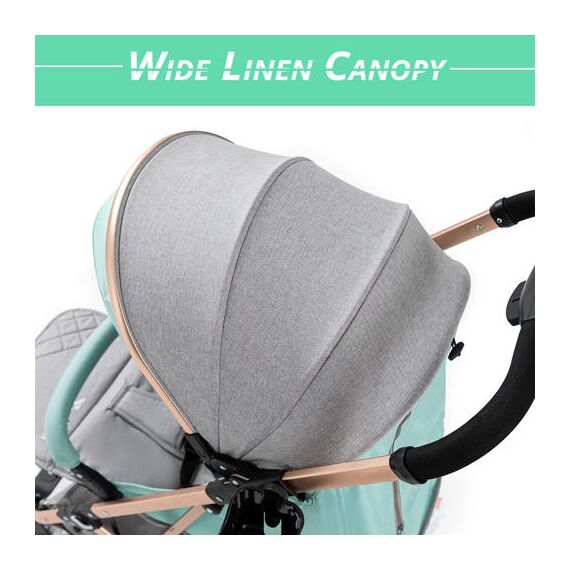 Teknum Explorer Travel Stroller Lightweight Cabin Friendly 6–36 Months Up To 15Kg, Color: Green, 10 image