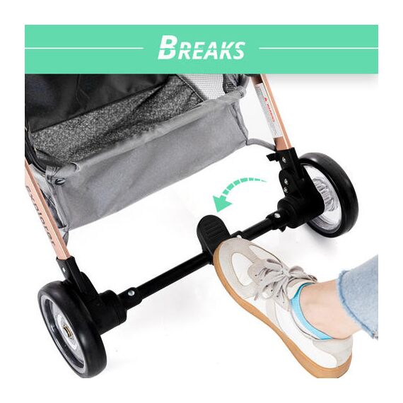 Teknum Explorer Travel Stroller Lightweight Cabin Friendly 6–36 Months Up To 15Kg, Color: Green, 15 image