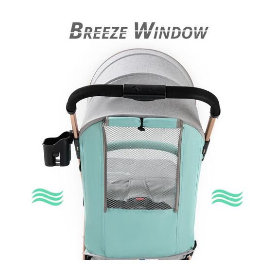 Teknum Explorer Travel Stroller Lightweight Cabin Friendly 6–36 Months Up To 15Kg, Color: Green, 16 image