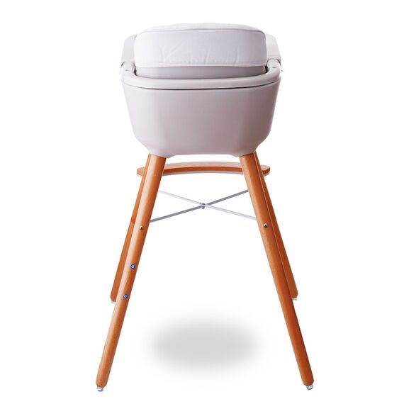 Teknum Premium Dual Height Wooden High Chair 6–36 Months Up To 15Kg, Color: White, 7 image
