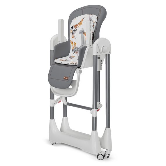 Teknum 5-In-1 Swing With High Chair Lockable Wheels 6–36 Months Up To 20Kg, Color: Grey, 6 image