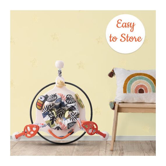 Teknum Baby Activity Jumper With Music And 9 Toys 4 Months+ Up To 11.3Kg, Color: Blue, 6 image