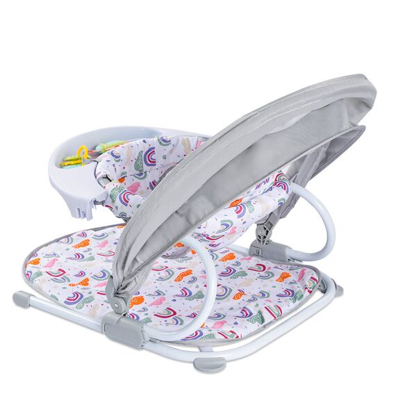 Teknum Portable Baby Seat With Detachable Tray 6 Months+ Up To 15Kg, Color: Grey, 2 image