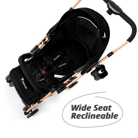 Teknum Reversible Trip Baby Stroller 6–36 Months Up To 15Kg, Color: Black, 13 image