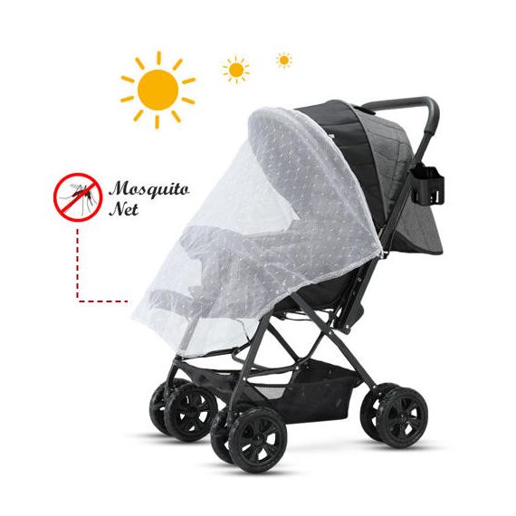 Teknum Look At Me Reversible Baby Stroller 0–36 Months Up To 15Kg, Color: Grey, 3 image