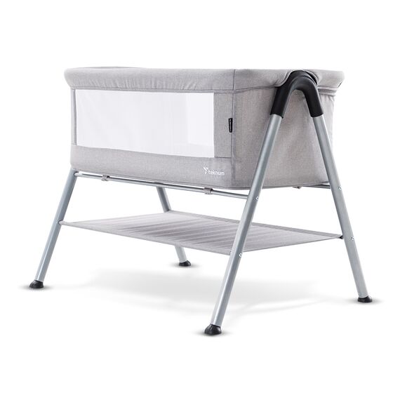 Teknum Sleepzen 2 Bedside Crib Bassinet 0–6 Months Up To 9Kg, Color: Grey, 7 image