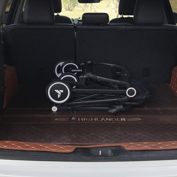 Teknum Travel Cabin Baby Stroller With Coffee Cup Holder 0–48 Months Up To 22Kg, Color: Black, 17 image