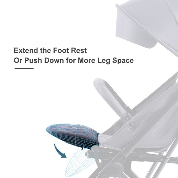 Teknum Travel Cabin Baby Stroller With Coffee Cup Holder 0–48 Months Up To 22Kg, Color: Slate Grey, 8 image