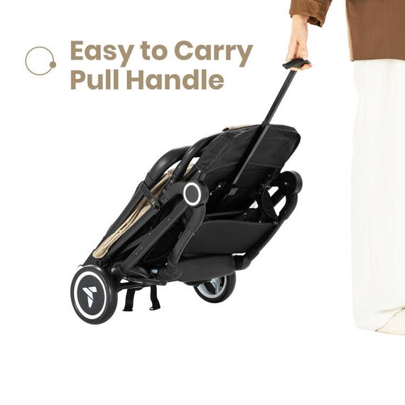 Teknum Travel Cabin Baby Stroller With Coffee Cup Holder 0–48 Months Up To 22Kg, Color: Ivory, 11 image