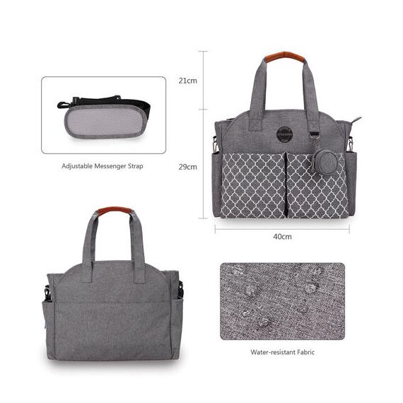 Teknum Look At Me Reversible Baby Stroller With Diaper Bag, 8 image