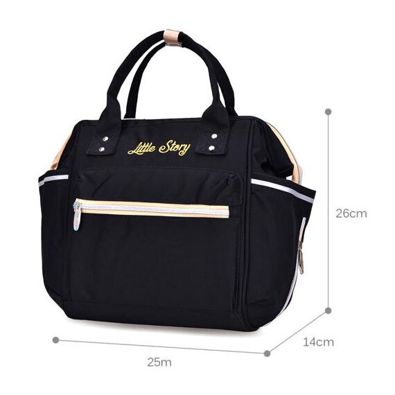 Teknum Reversible Trip Stroller With Ace Diaper Bag 6–36 Months Up To 15Kg, Color: Midnight, 15 image