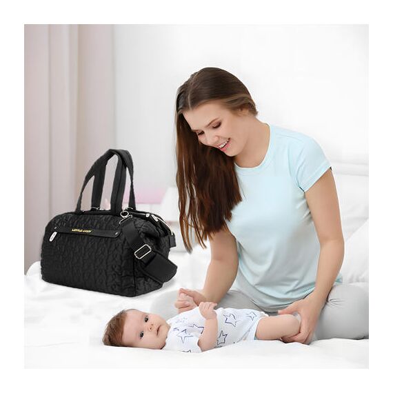 Teknum Trip Plus Stroller With Diaper Bag Combo 6–36 Months Up To 15Kg, Color: Black, 8 image