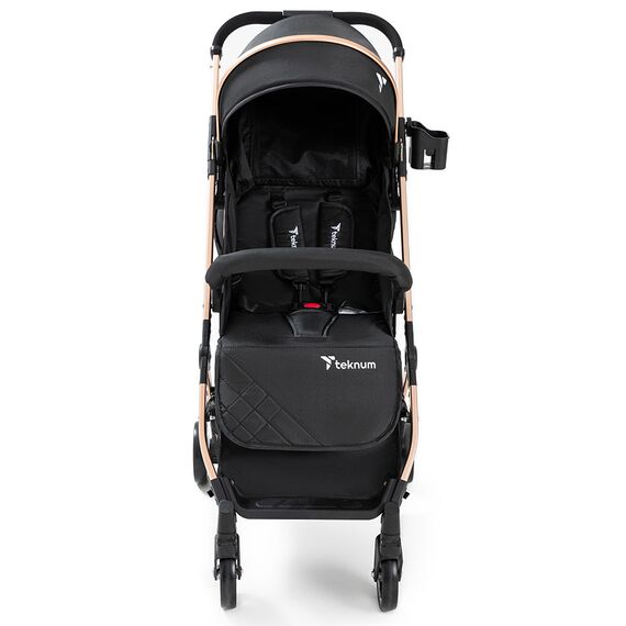 Teknum Explorer Travel Stroller With Sunveno Diaper Bag And Hooks Black 6–36 Months Up To 15Kg, Color: Black, 5 image