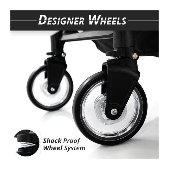 Teknum Explorer Travel Stroller With Sunveno Diaper Bag And Hooks Black 6–36 Months Up To 15Kg, Color: Black, 7 image