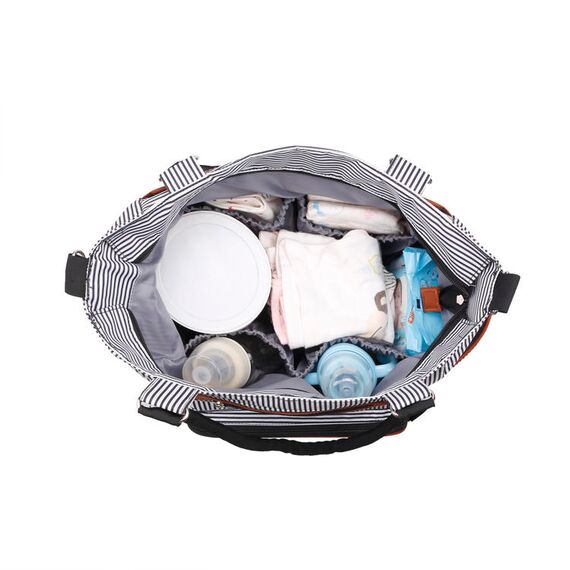 Teknum 3 In 1 Pram Stroller With Diaper Bag Bundle 0–3 Years Up To 18Kg, Color: Black, 11 image