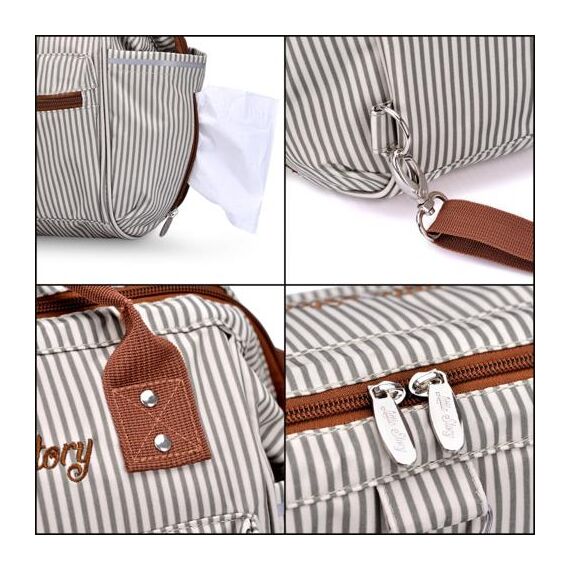 Teknum Pack And Go Foldable Car Seat With Ace Ivory Diaper Bag 9 Months–12 Years 9–36Kg, Color: Black, 12 image