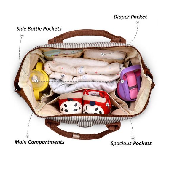 Teknum Pack And Go Foldable Car Seat With Ace Ivory Diaper Bag 9 Months–12 Years 9–36Kg, Color: Black, 10 image