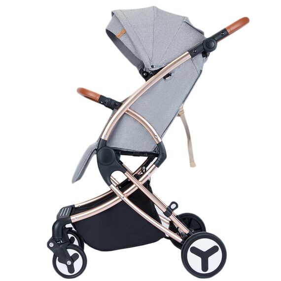 Teknum A1 Green Stroller With Sunveno Grey Diaper Bag 0–4 Years Up To 20Kg, Color: Grey, 3 image