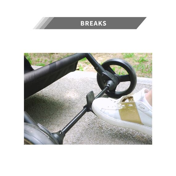 Teknum Stroll-1 Travel System With Reversible Stroller And Compacto Baby Car Seat Black 0–4 Years Up To 22Kg, Color: Khaki, 13 image