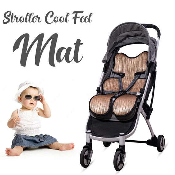 Teknum Breathable Cool Liner Pad For Baby Stroller Car Seat High Chair & Cradle Beige 0–6 Years, 3 image