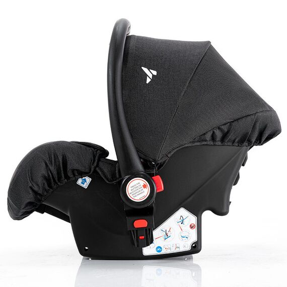 Teknum Compacto Baby Car Seat Black 0–36 Months Up To 15Kg Ece R44 Certified, 2 image