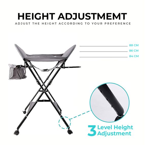Teknum 4-In-1 Diaper Changing Table Organizer, 9 image