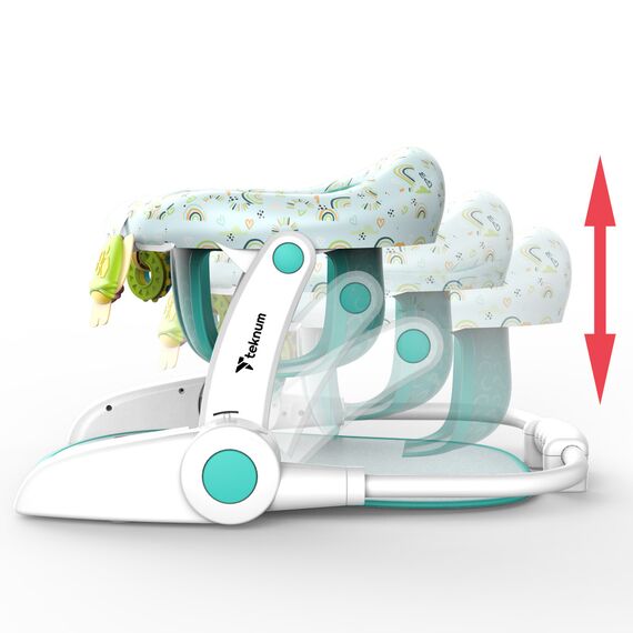 Teknum Baby Portable Dining Feeding Chair & Recliner Activity Chair Green 6–36 Months Up To 18Kg, 2 image